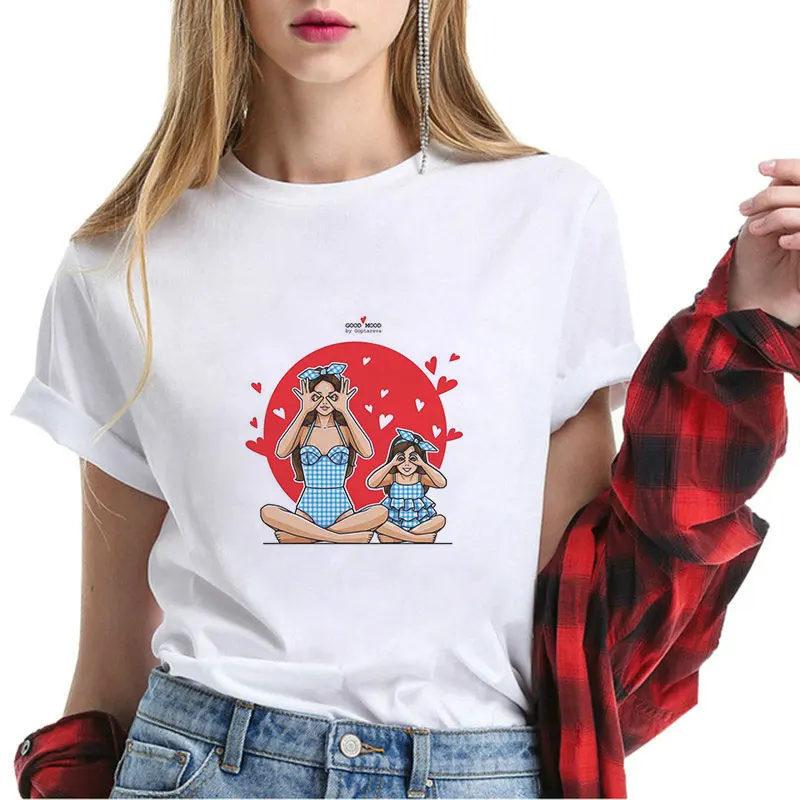 

Harajuku Streetwear Super Mom T-shirt O-neck Plus Size Fashion Graphic T Shirts Korean Kawaii Mom Tshirt Printed Tee Shirt Femme