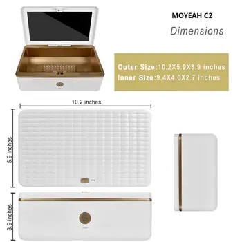 

UV Light Sterilizer Box For Personal Cleaning Device Cleaning Cosmetic Makeup Tool Cleaning Ultraviolet Sterilization Box