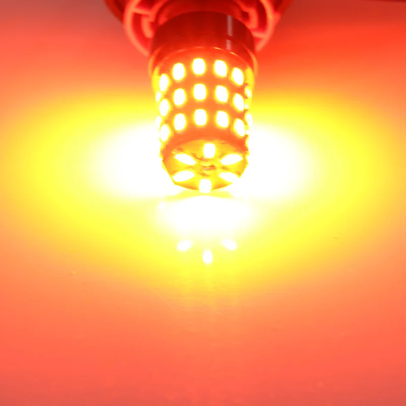 S25 P21/5 W 1156 1157 BA15S BAY15D супер 7W Белый Красный 12-24 V Вольт автомобильный тормозной светильник 12v 24v Автомобильная Поворотная сигнальная лампа парковочная лампа - Испускаемый цвет: Красный