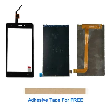 

5.0 Inch For Doogee X5 LCD Display With Touch Screen Separate High Quality Blacak Color With Tape