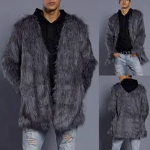 jaqueta masculina Для мужчин s теплые толстые куртки пальто из искусственного меха парка верхняя одежда кардиган пальто для Для мужчин пуховая куртка одежда