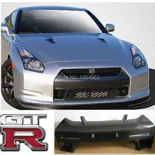 GTR R35 GT-R waldstyle углеродного волокна переднего бампера крышка носа