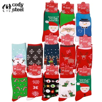 

6pieces=3pair/lot Women's Socks Casual Snowflake Deer Printed Cotton Ladies Socks Female Christmas Hosiery Socks Girl