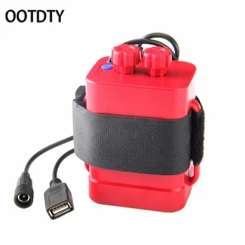

DC 8.4V USB 5V 6x 18650 Battery Storage Case Box For Bike LED Light Cell Phone