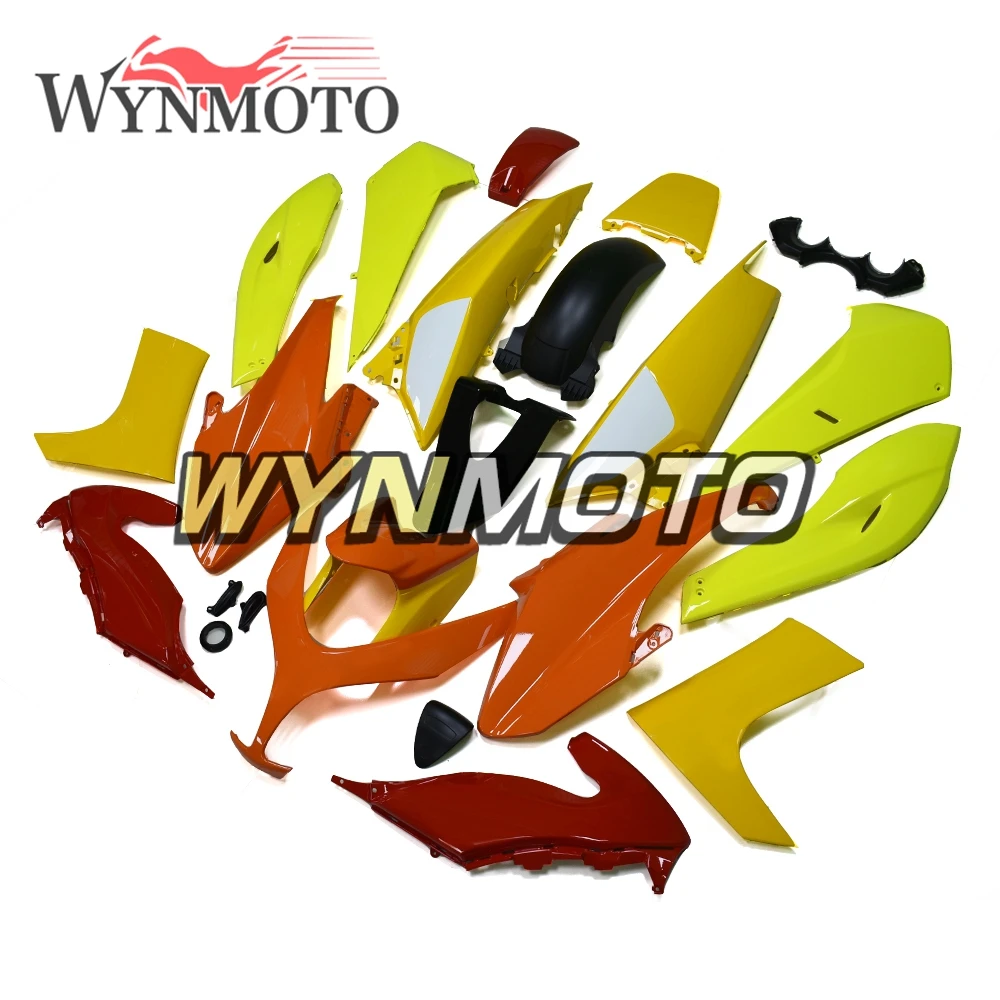

Complete Orange Yellow Fairing Kit For Yamaha T-MAX XP530 2008-2011 08 09 10 11 Year Injection ABS Plastics Motorcycle Body Kits
