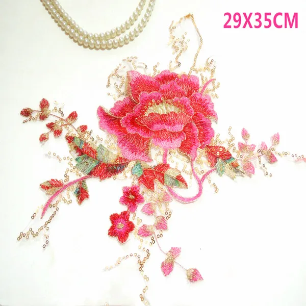 DIY handmade accessories day single flower embroidery embroidered cloth