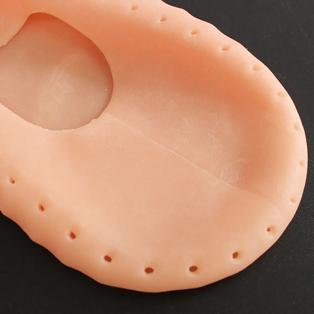 1 пара силиконовых увлажняющих гелевых носков для пятки защита и уход за кожей