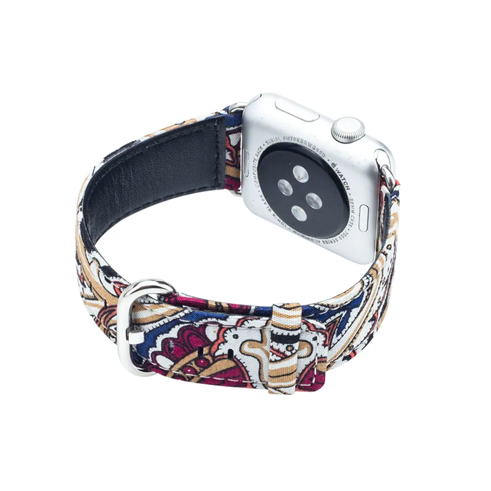 Холщовый ремешок для apple watch ремешок iwatch 4 5 ремешок 42 мм 44 мм 38 мм 40 мм браслет colck аксессуары для часов apple watch 4 3 2 1