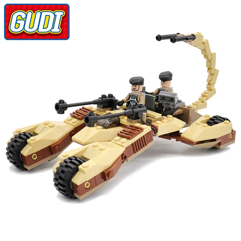 

GUDI 204pcs Legoingly Earth Border Fighter Blocks Bricks Building Blocks Sets Home Assembled Model Educational Toys for children
