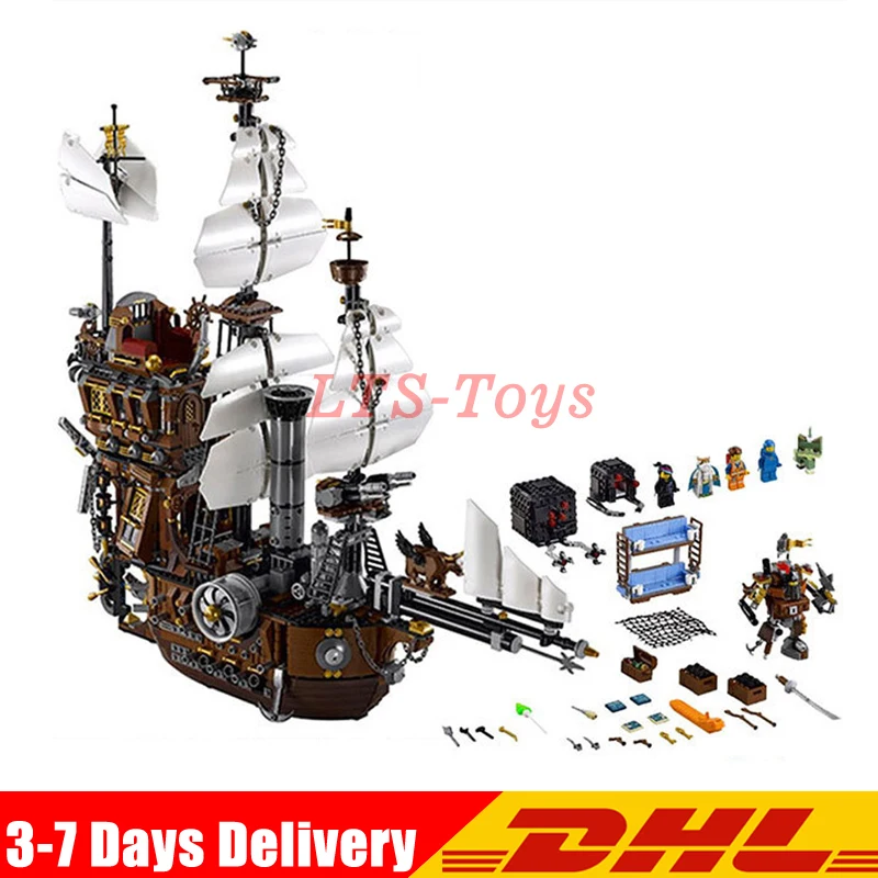 

IN STOCK LEPIN 16002 2791Pcs Pirate Ship MetalBeard's Sea Cow Model Building Kits Blocks Bricks Compatible legoed 10708 Toys