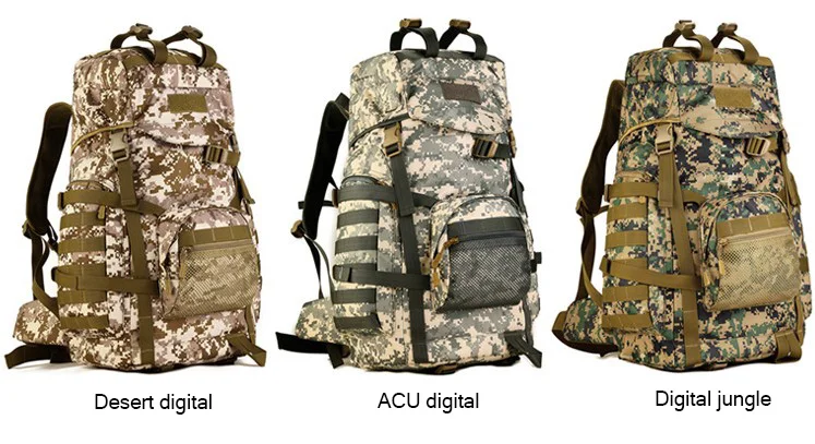 Мужские сумки 60 литров большой емкости рюкзак военный рюкзак для энтузиастов нейлон непромокаемые качественные дорожные сумки для девочек