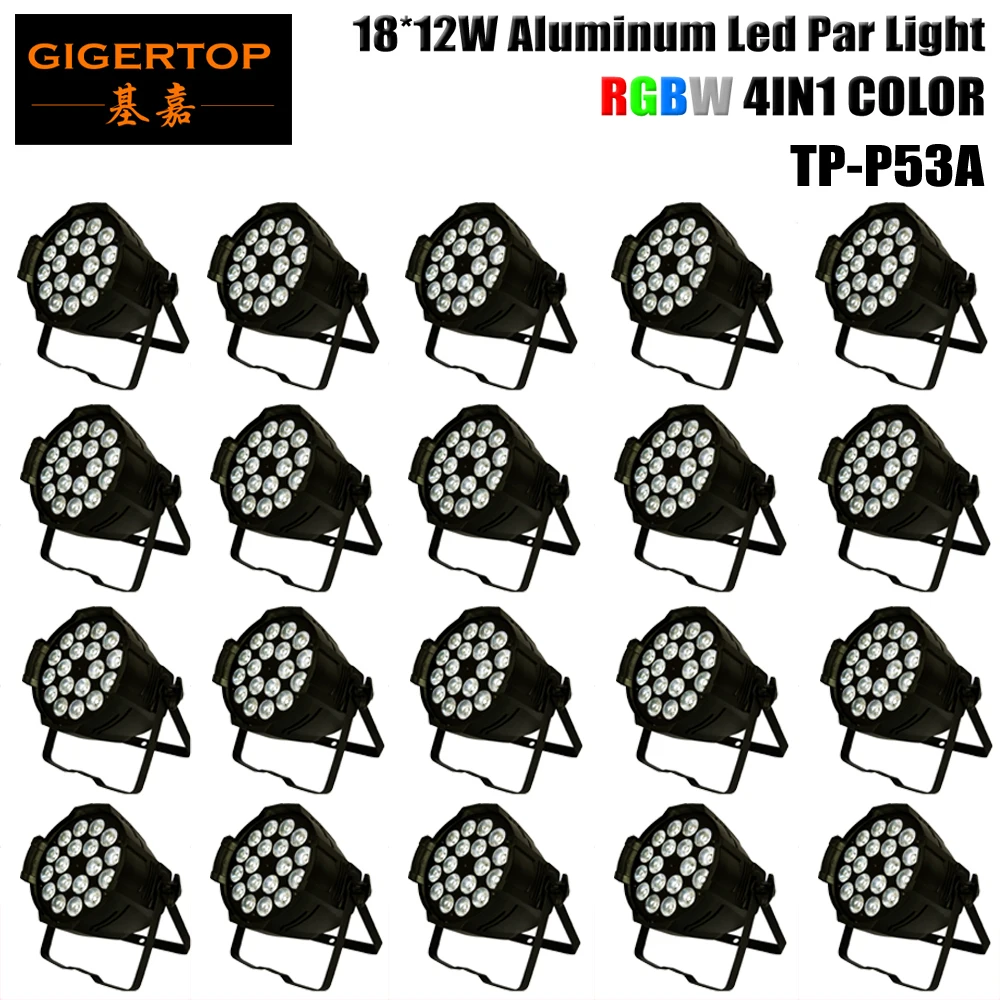 20XLOT Stage Light 18x12W PAR64 Can Aluminium Construction RGBW 4IN1 China Guangdong