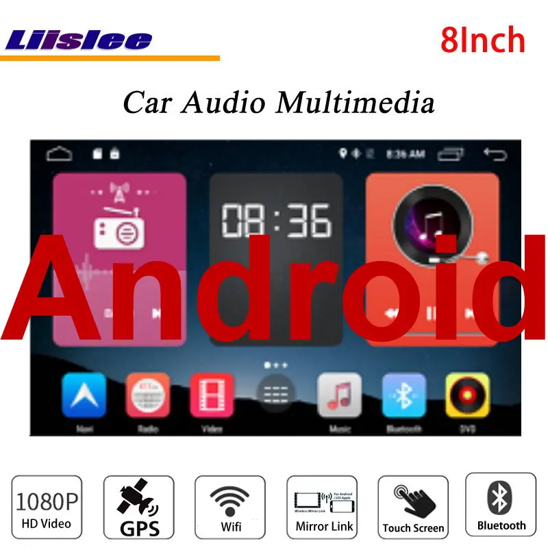 Liislee для Toyota Hilux SW4 стерео Android радио dvd-плеер 3g Wifi BT tv gps Карта Навигация 1080P система дизайн NAVI - Цвет: Android