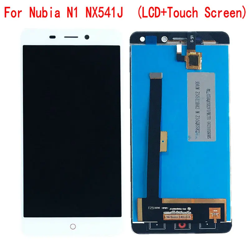Цена Для zte Nubia N1 NX541J ЖК дисплей кодирующий преобразователь сенсорного экрана в сборе запчасти для мобильных телефонов для Nubia N1 NX541J экран ЖК дисп...
