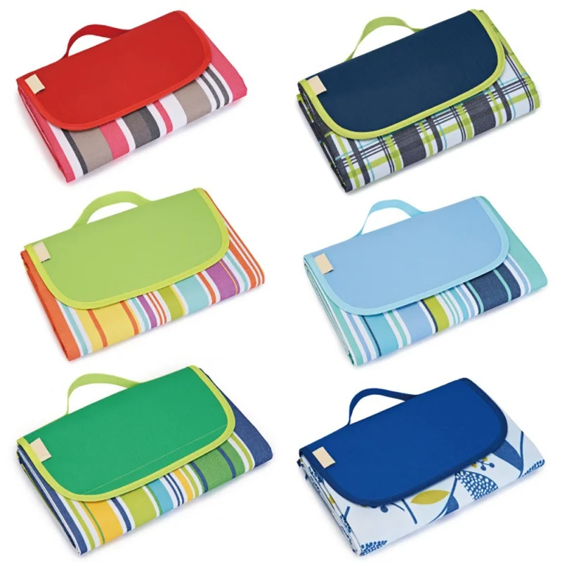Multifunctional Oxford PVC Waterproof Picnic Mat Rug Blanket Moistureproof Outdoor Camping Beach