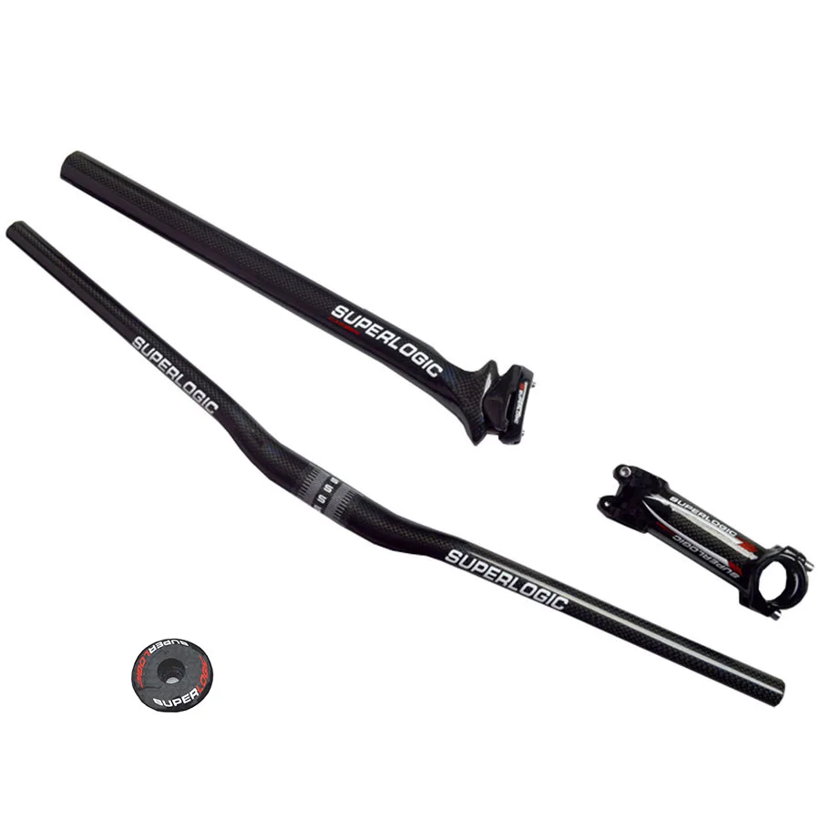 Штатив Superlogic из углеродного волокна для горного и велосипеда|bicycle handlebar set|carbon fiber
