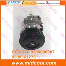 HIGH QUALITY AUTO AC COMPRESSOR DCS17EC FOR RENAULT 8200890987 8200561276