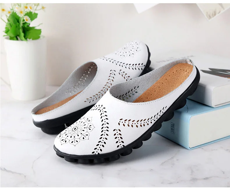 XY 991 Cut Outs Women\\\'s Summer Flats Shoes -5