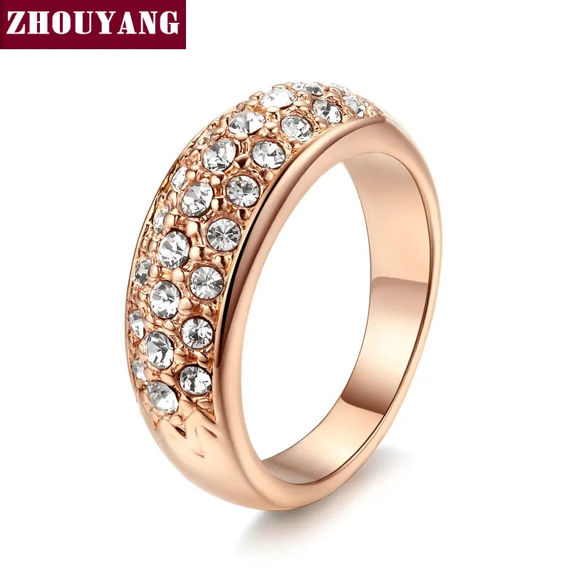 top quality hot sell elegant rose gold plated wedding ring austrian crystals full sizes wholesale zyr061 - Sell Wedding Ring top quality hot sell elegant rose gold plated wedding ring austrian crystals full sizes wholesale zyr061 - Sell Wedding Ring
