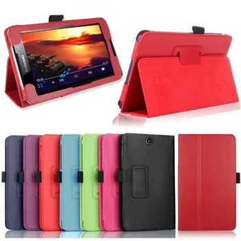 

High quality For Lenovo A3500 case Lichee leather case for lenovo 3500 A7-50 tablet PC flip cover cases
