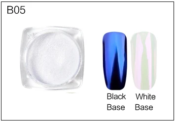 ROSALIND 1 коробка оболочка для ногтей зеркальная пудра для ногтей блестит синий фиолетовый пигмент пыль маникюр Дизайн ногтей DIY хромированные украшения - Цвет: 05