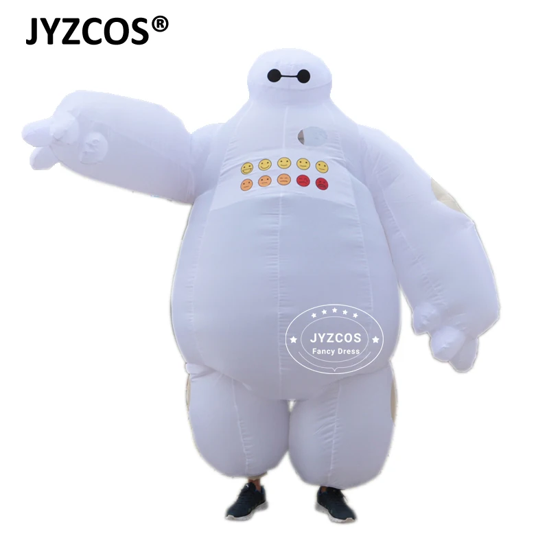 JYZCOS Halloween Big Hero Inflatable Baymax Costume for Women Men Adult