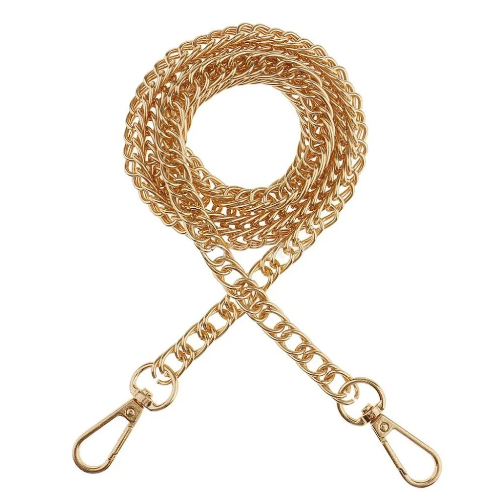 120cm Metal Chain Bag Straps Luxury Chain for Correa Bolso Shoulder Cross Body Bag Handbag Purse Obag Strap Accessories GOLD