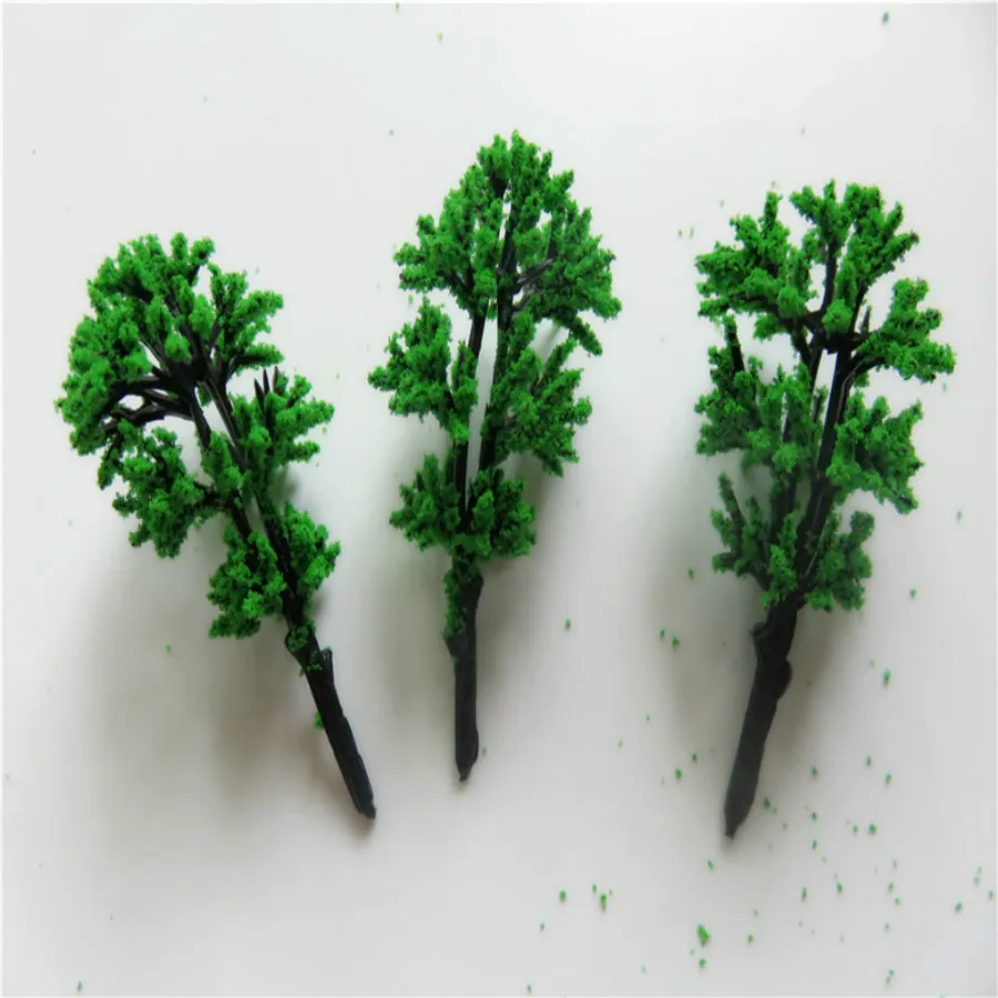 new architecture 3d scale artificial plastic model  green tree  layout171