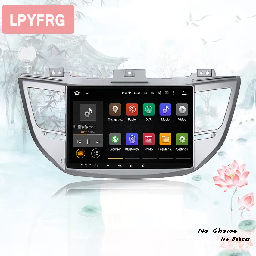 4G + 64G Восьмиядерный android 10 0 автомобильный dvd 1024*600 радио плеер для Hyundai Tucson/IX35 2016 17