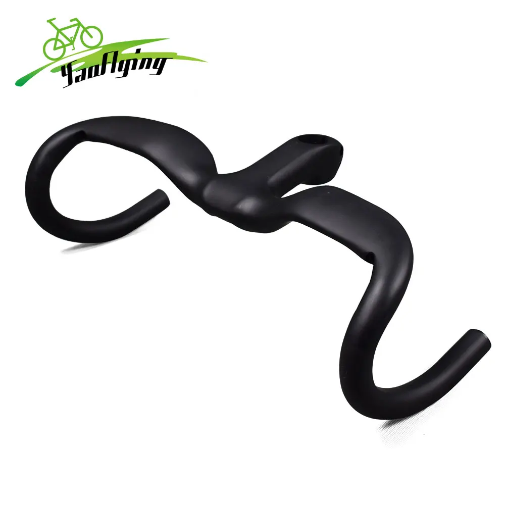 

Newest carbon road handlebar racing manubrio carbon bike road size 400/420/440*90/100/110/120mm carbon integral handlebar