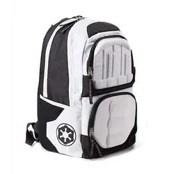 Звездные Войны Рюкзак Сумка Штурмовик 3D формованные официальный белый рюкзак для ноутбука мужская двойная сумка на плечо