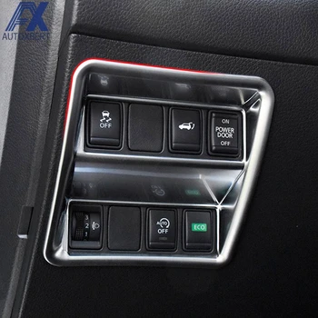 

AX Car Styling Chrome Head Fog Light Switch Button Panel Cover Trim For Nissan Rogue Sport Qashqai X-Trail T32 2014-2018 2019