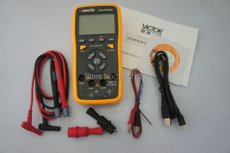 

VICTOR 70C 3 5/6 Key Touch Digital Multimeter DMM