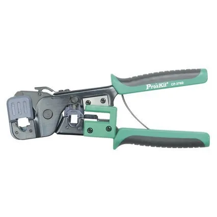 

Pro'sKit CP-376D Modular Crimping Tool (200mm) Network Crimpers Crimping Pliers Wire Stripper
