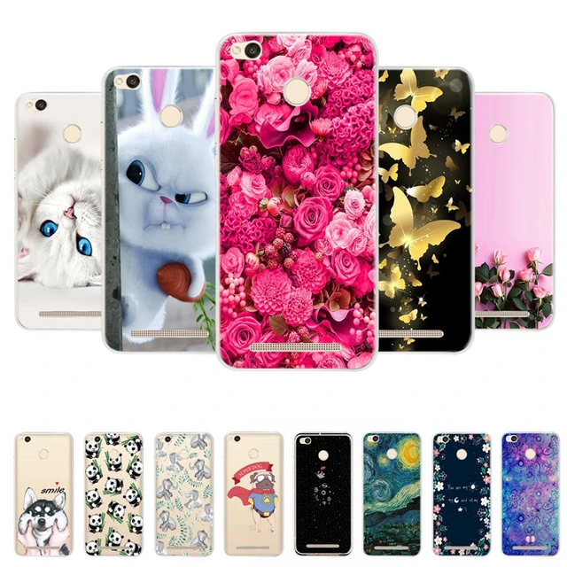 Phone Cases For Xiaomi Redmi 3 Pro Redmi 3s Cover Bumper 3D Silicon Back Covers for Xiaomi Redmi 3 Pro Case Redmi 3 S Cover Case