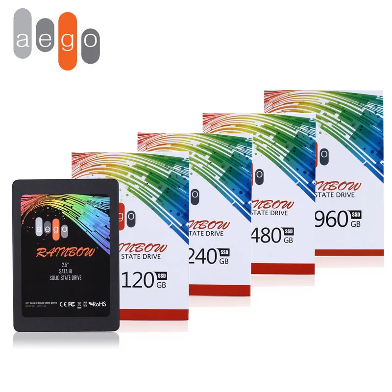  AEGO 120GB SSD Interne Solid State Drive 25 zoll SSD Fest Dive SATAIII High Speed für Desktop-PCs/ 