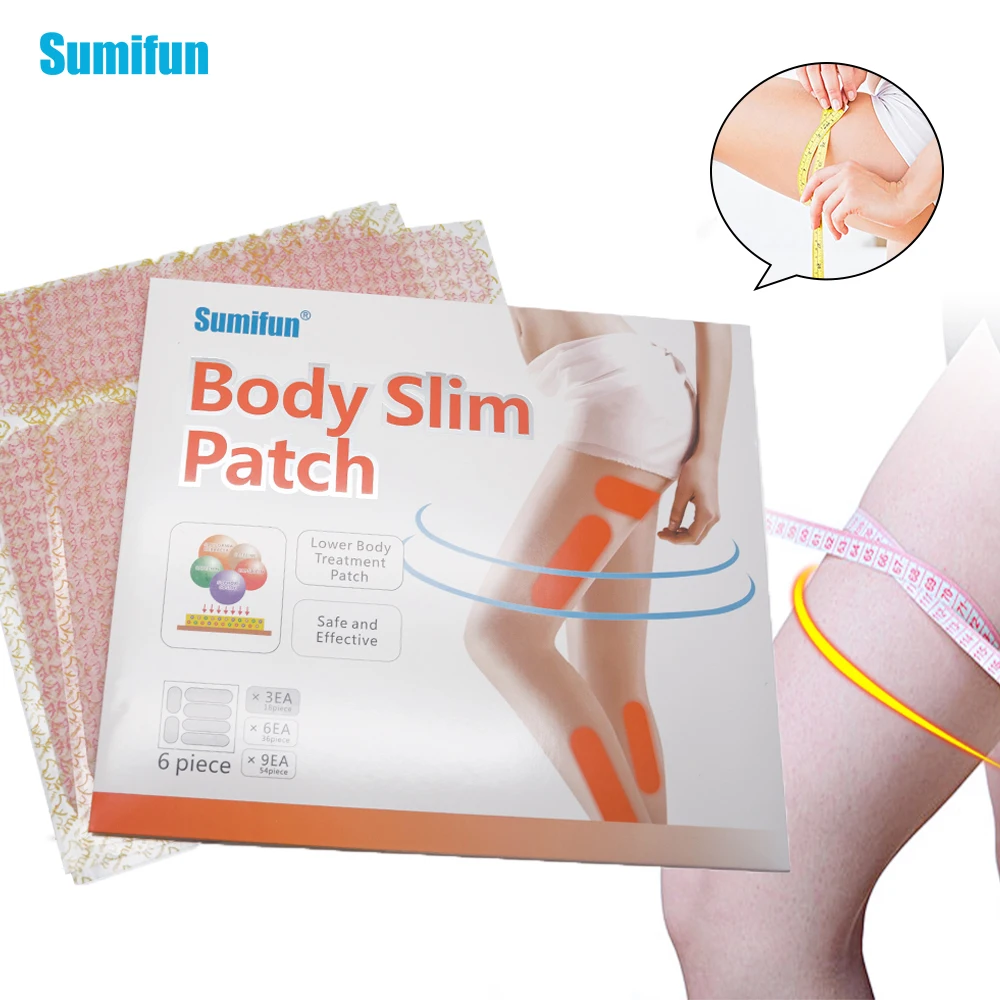 Sumifun Brand 36 Pieces /2Boxes Wonder Slimming Patch For Leg Body Slim