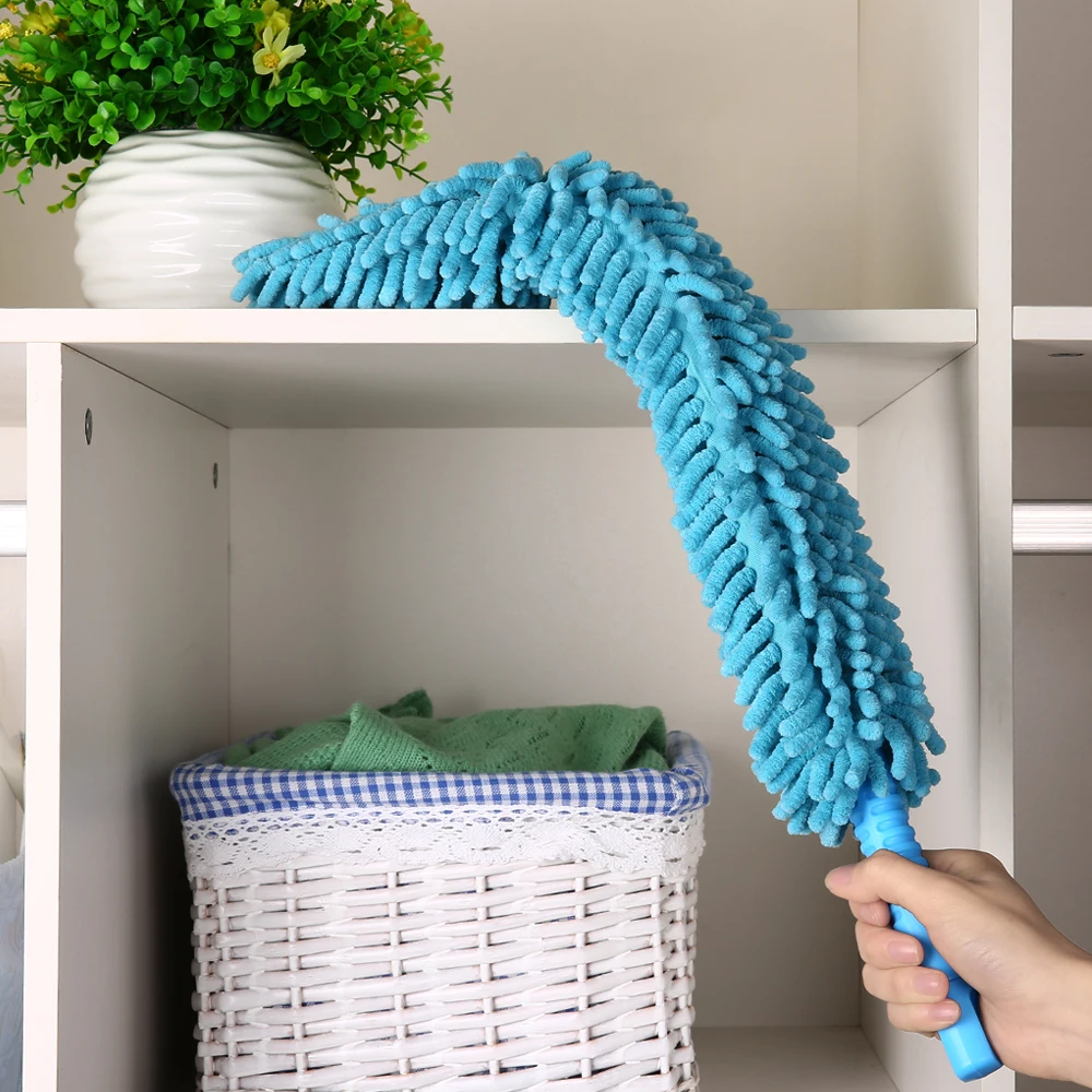 Чистящая ручка из микрофибры Chenille гибкая моющаяся для очистки пыли мебель