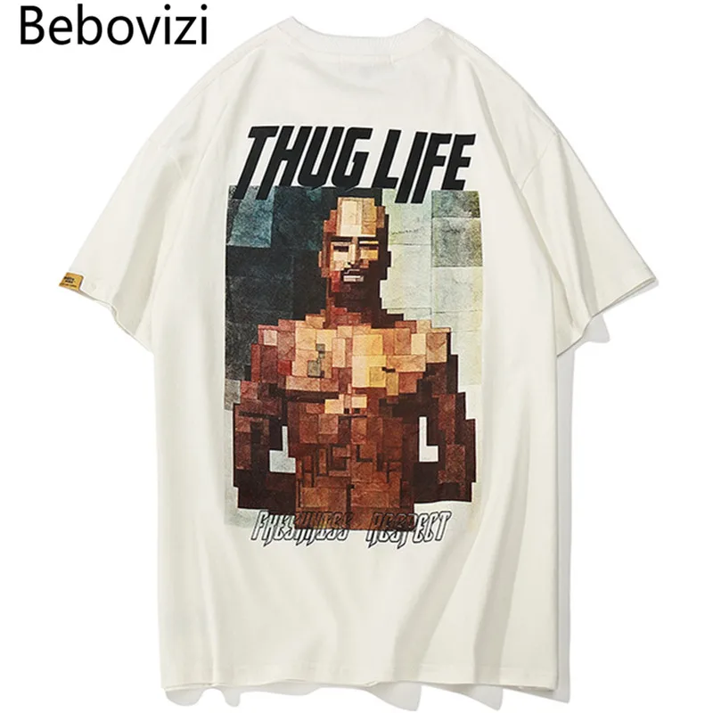Bebovizi Brand Thug Life Tees Shirts Clothing Streetwear