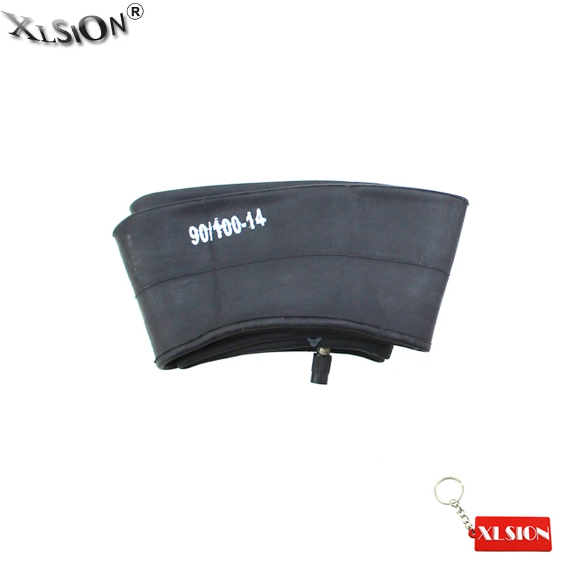 Xlsion Aftermarket 14 дюймов 90/100-14 сзади внутренняя трубка для 125cc 140cc 150cc 160cc bigfoot датчик давления мотоцикл для езды по бездорожью 3,0-14 80/100-14