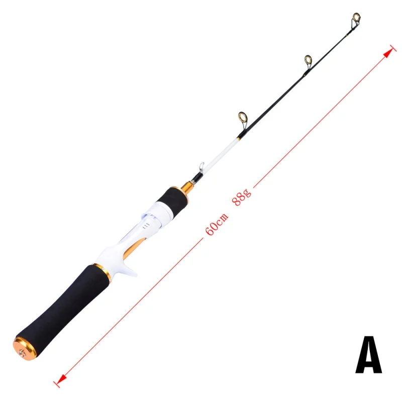 

Portable Winter Fishing Rods Ice Fishing Rods Detachable Lure Fishing Rod Spinning Travel Fishing Rod