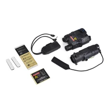 Airsoft оружие Свет блок я аксессуар комплект включает в себя Ла-5/PEQ-15 красный лазерный M3X длинная версия и двойной пульт дистанционного управления(EX423