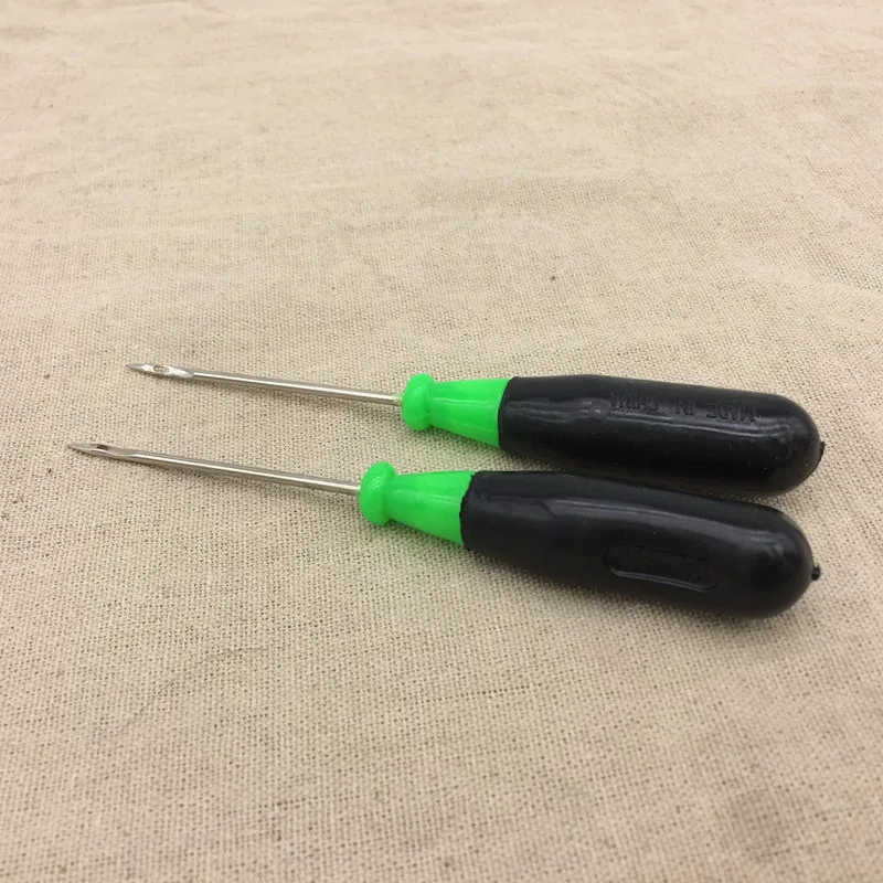 2Pcs 13CM Sewing Awl Hole Hook DIY Handmade Leather Tool Cone Needle