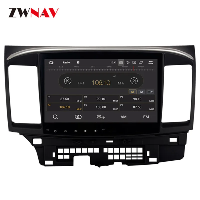 Best Android 9.0 Car Multimedia Player GPS Navigation Head Unit For Mitsubishi Lancer Lancer X Galant Fortis 2007-2017 EVO 10 IPS 5