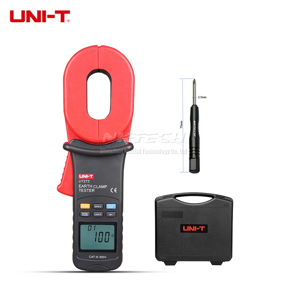UT273 Auto Range UNI-T UT278A UT276A UT275 UT273 Зажим заземления тест er цифровой измеритель сопротивления заземления Тестер Утечки тока Мегаомметр - Цвет: UT273 Auto Range