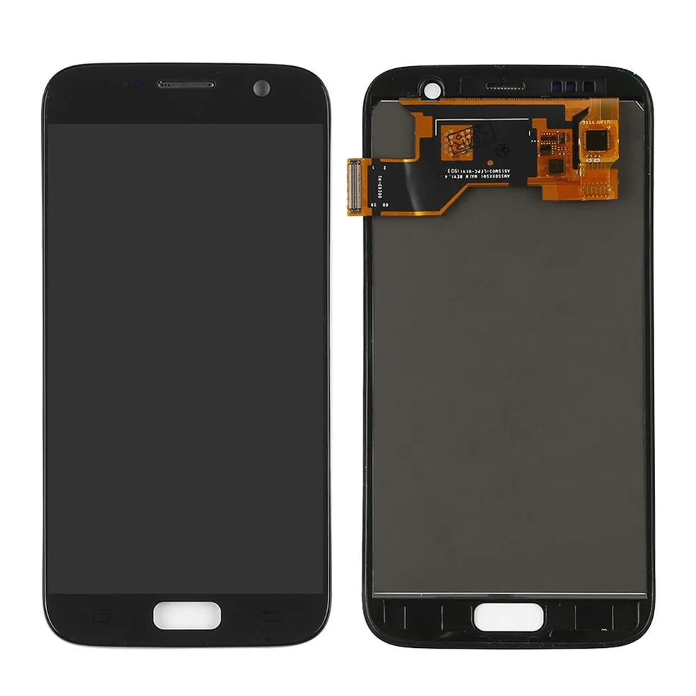 black without tools G930F дисплей для samsung Galaxy S7 G930F G930A G930V ЖК-дисплей с сенсорным экраном замена дигитайзера для samsung S7 ЖК-экран - Color: black without tools