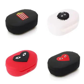 

Fashion Cartoon Silicone Case Protective Cover For Xiaomi Airdots TWS Bluetooth Earphone Youth Version Headset Earphone accessor