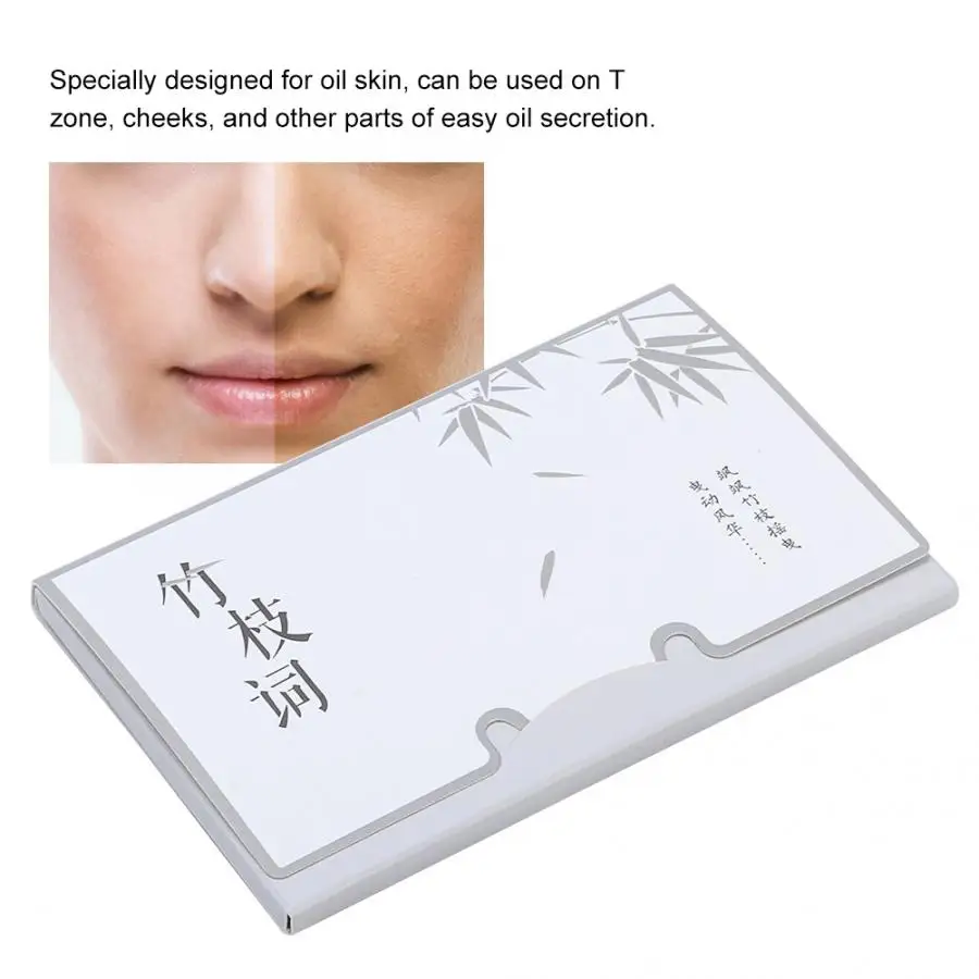 6 type100pcs масло впитывающие салфетки лицо листы масло Blotting бумага мужской женский Универсальный