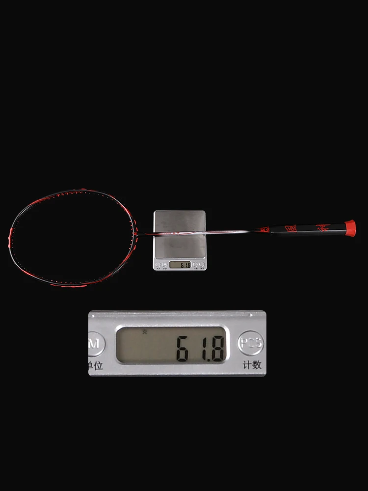 Полностью углеродное волокно ракетки для бадминтона превышают свет 8U (62g)