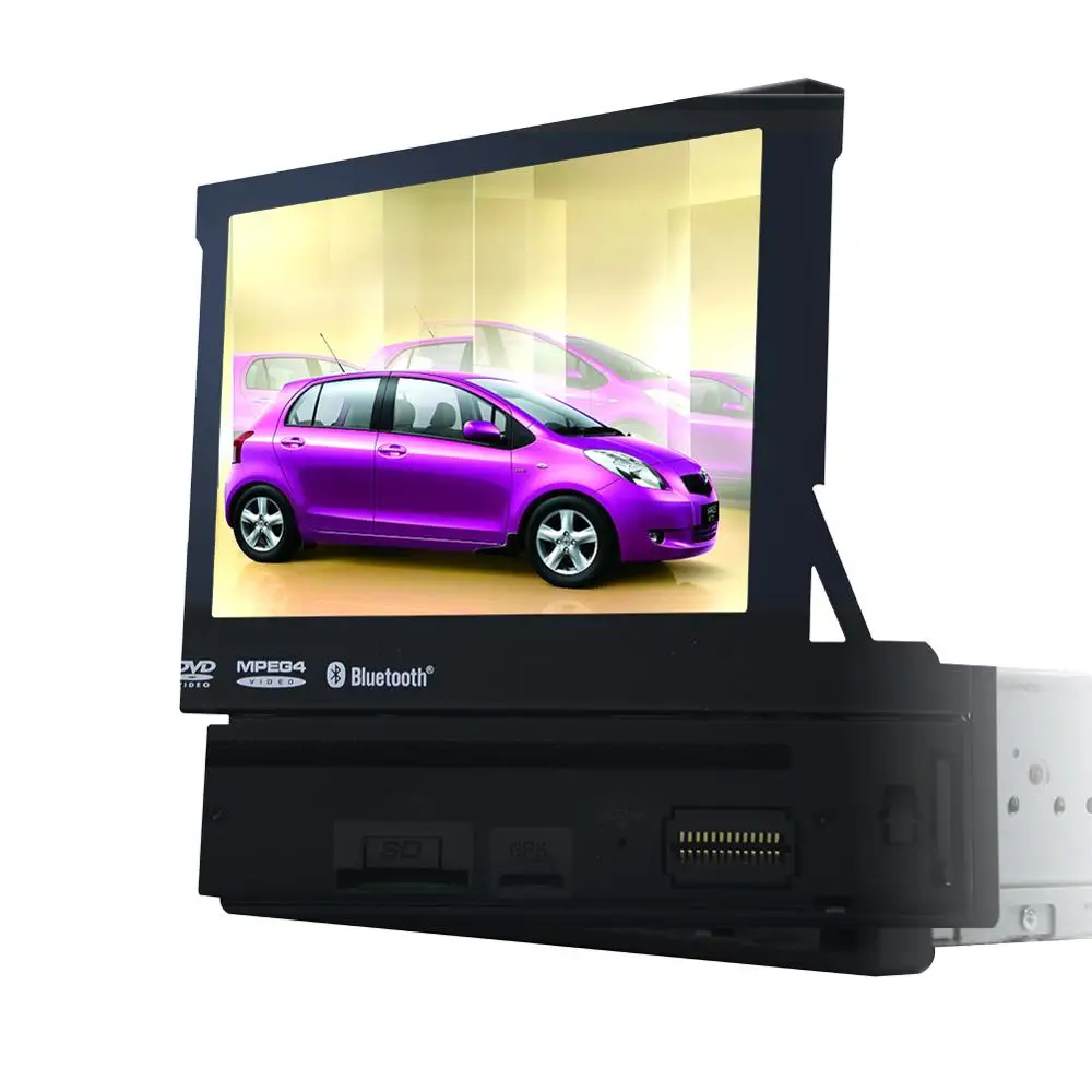 1 Din " автомобильный dvd-плеер стерео система автомобильного радио gps навигация FM радио Bluetooth MP3 музыка MP5 Авторадио логотип дистанционное управление